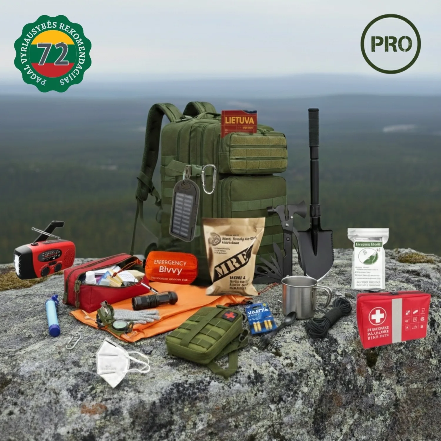72-hour Pro emergency backpack